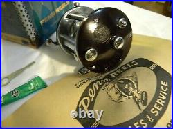 Vintage Penn Peer NO. 109MF Level Wind Fishing Reel-Made in USA