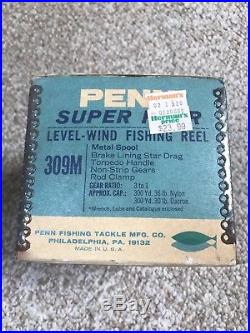 Vintage Penn Peer No. 309 Deep Sea Cast/troll Fishing Reelsuper Exceptional