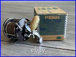 Vintage Penn Peerless Mononfil 9MS Saltwater Reel With Box. Excellent Condition