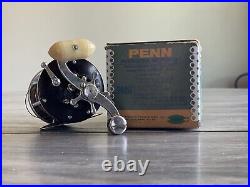 Vintage Penn Peerless Mononfil 9MS Saltwater Reel With Box. Excellent Condition