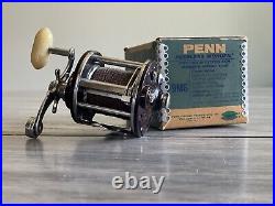 Vintage Penn Peerless Mononfil 9MS Saltwater Reel With Box. Excellent Condition