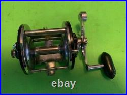 Vintage Penn Peerless No. 9 Levelwind Fishing Reel With Original Blue/white Box