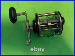 Vintage Penn Peerless No. 9 Levelwind Fishing Reel With Original Blue/white Box