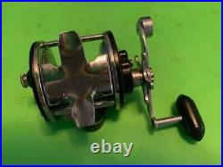 Vintage Penn Peerless No. 9 Levelwind Fishing Reel With Original Blue/white Box