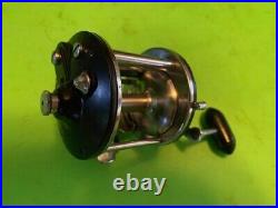 Vintage Penn Peerless No. 9 Levelwind Fishing Reel With Original Blue/white Box