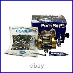 Vintage Penn Reel 920 Levelmatic Baitcast Fishing Reel With Box, NIB With Manual