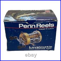 Vintage Penn Reel 920 Levelmatic Baitcast Fishing Reel With Box, NIB With Manual