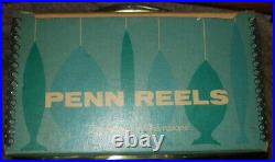 Vintage Penn Reel SENATOR 114H 6/0 High Speed Troll Saltwater Fishing Reel & box