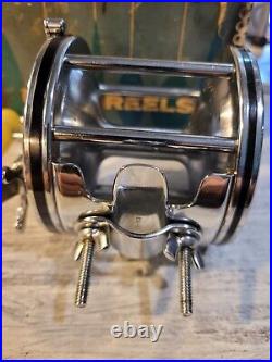 Vintage Penn Reel Senator 4/0 113 Big Game Reel USA Yellow Handle With Box
