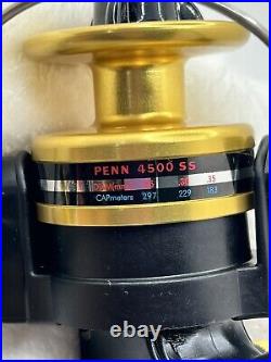 Vintage Penn Reels 4500SS High Speed Ball Bearing Made In Philadelphia PA USA