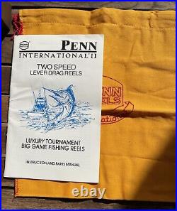 Vintage Penn Reels International II Model 16s