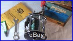 Vintage Penn Reels Penn Leveline 350 Casting Fishing Reel withBox