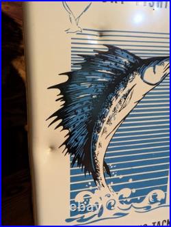 Vintage Penn Reels Thermometer Sport Fishing Tackle MFG CO Advertising Sign