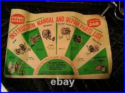 Vintage Penn SENATOR 10/0 Deep Sea Saltwater Big Game Fishing Reel+ Penn Catalog