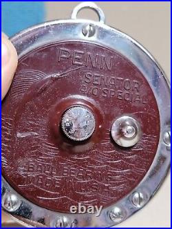 Vintage Penn SENATOR 113H 4/0 Big Game Reel withBox, Paper, Tool USED ONCE