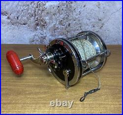 Vintage Penn SENATOR 6/0 Big Game Reel Red Handle NICE T3