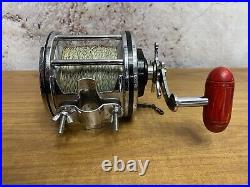Vintage Penn SENATOR 6/0 Big Game Reel Red Handle NICE T3