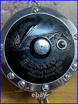 Vintage Penn SENATOR 6/0 Big Game Reel Red Handle NICE T3