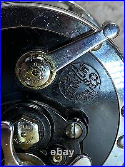 Vintage Penn SENATOR 6/0 Big Game Reel Red Handle NICE T3