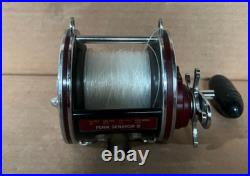 Vintage Penn SPECIAL SENATOR 113HL 4/0 Big Game Reel RED NICE