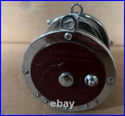 Vintage Penn SPECIAL SENATOR 113HL 4/0 Big Game Reel RED NICE