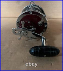 Vintage Penn SPECIAL SENATOR 113HL 4/0 Big Game Reel RED NICE