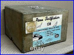 Vintage Penn SailFisher 130 Fishing Reel Withbox