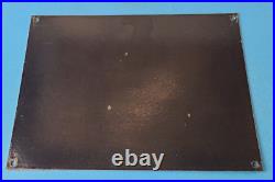 Vintage Penn Saltwater Reels Sign Fishing Gas Service Pump Porcelain Sign