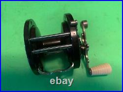 Vintage Penn Seaboy No. 85 Fishing Reel Very Rare Mottled Dark Maroon & Black