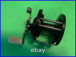 Vintage Penn Seaboy No. 85 Fishing Reel Very Rare Mottled Dark Maroon & Black