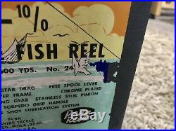 Vintage Penn Senator 10/0 Big Game Fishing Reel & Box Lighthouse LabelUnder READ