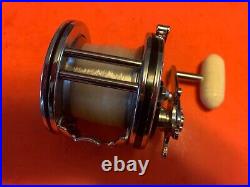 Vintage Penn Senator 110 1/0 Fishing Reel With The Original Blue And White Box