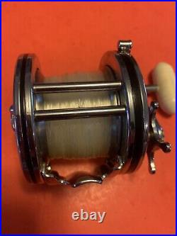 Vintage Penn Senator 110 1/0 Fishing Reel With The Original Blue And White Box
