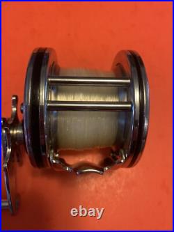 Vintage Penn Senator 110 1/0 Fishing Reel With The Original Blue And White Box