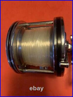 Vintage Penn Senator 110 1/0 Fishing Reel With The Original Blue And White Box