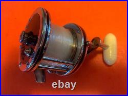 Vintage Penn Senator 110 1/0 Fishing Reel With The Original Blue And White Box