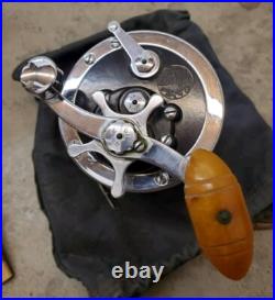 Vintage Penn Senator 112-3/0 Reel, 50's Gem In Box, Nos W Accessories