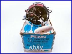 Vintage Penn Senator 114 6/0 Big Game Fishing Reel In Original Box