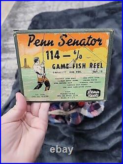 Vintage Penn Senator 114 6/0 Fishing Reel