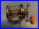 Vintage Penn Senator 114 6/0 Trolling Fishing Reel Hershey Kiss Coin Edge Amber