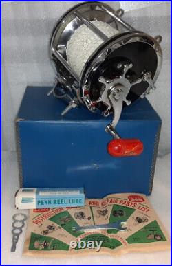 Vintage Penn Senator 12/0 116 Big Game Fishing Reel withbox WORKS