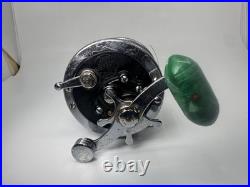 Vintage Penn Senator 2/0 Reel. Green Handle