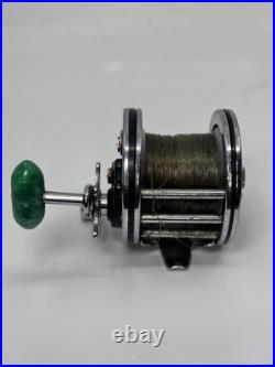 Vintage Penn Senator 2/0 Reel. Green Handle