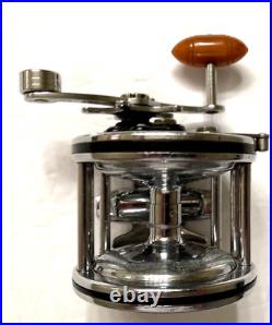 Vintage Penn Senator 2/0 Saltwater Salmon Star Drag Loud Clicker Level Wind Reel