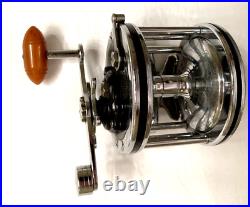 Vintage Penn Senator 2/0 Saltwater Salmon Star Drag Loud Clicker Level Wind Reel