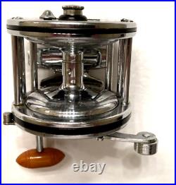 Vintage Penn Senator 2/0 Saltwater Salmon Star Drag Loud Clicker Level Wind Reel