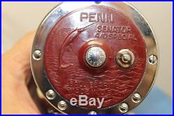 Vintage Penn Senator 4/0 113H Salt Water Fishing Reel USA With Box & Wrench