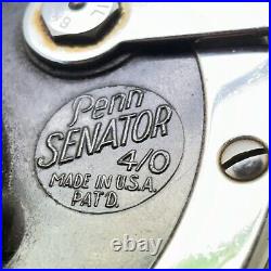 Vintage Penn Senator 4/0 & Peer 209 Salt Water Fishing Reels Exc Condition
