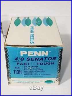 Vintage Penn Senator 4/0 Special 113H Conventional Fishing Reel EXCELLENT NICE