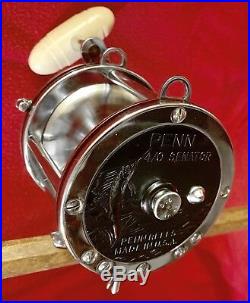 Vintage Penn Senator 4/0 Special 113 Fishing Reel EXCELLENT NICE! With Orig Box